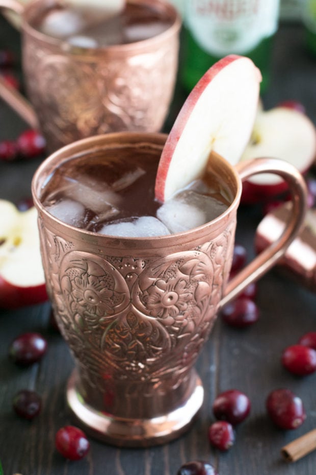 Cranberry Cider Irish Mule