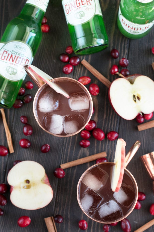 Cranberry Cider Irish Mule