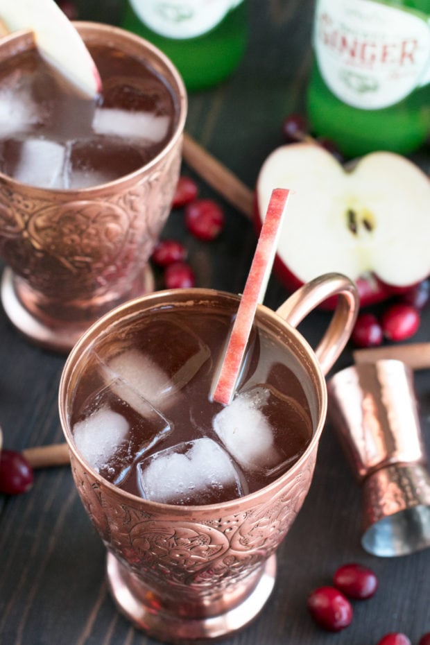 Cranberry Cider Irish Mule