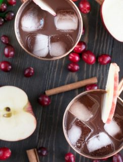 Cranberry Cider Irish Mule