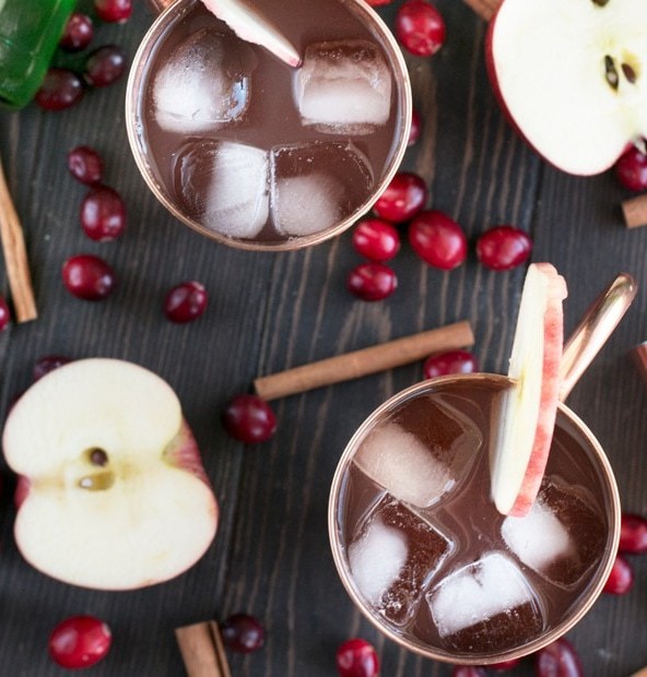 Cranberry Cider Irish Mule