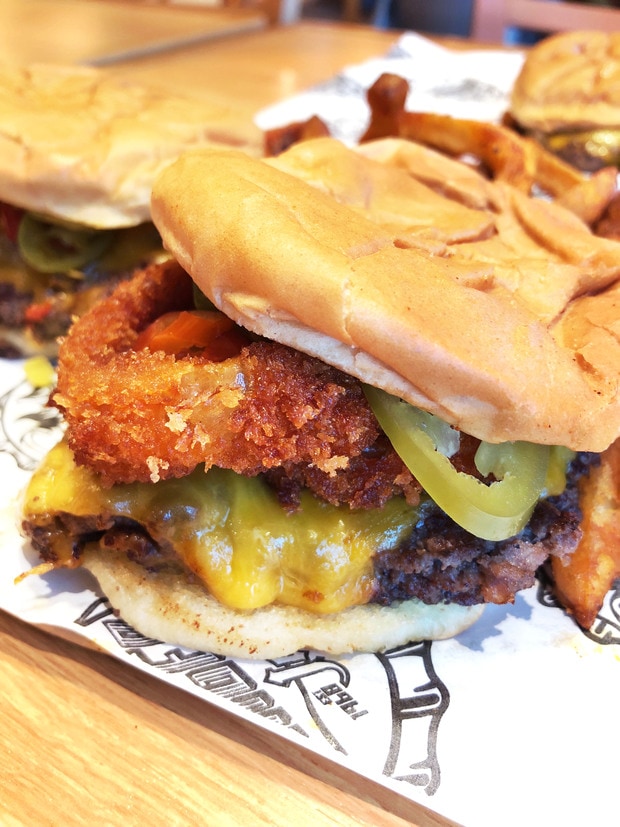 Guy Fieri Burger Cake 'n Knife