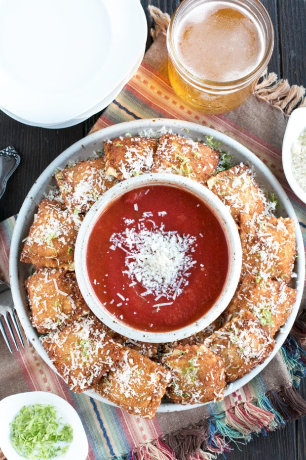 Berbere Fried Ravioli