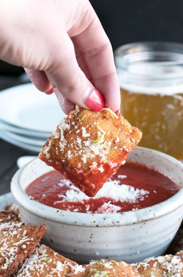 Berbere Fried Ravioli