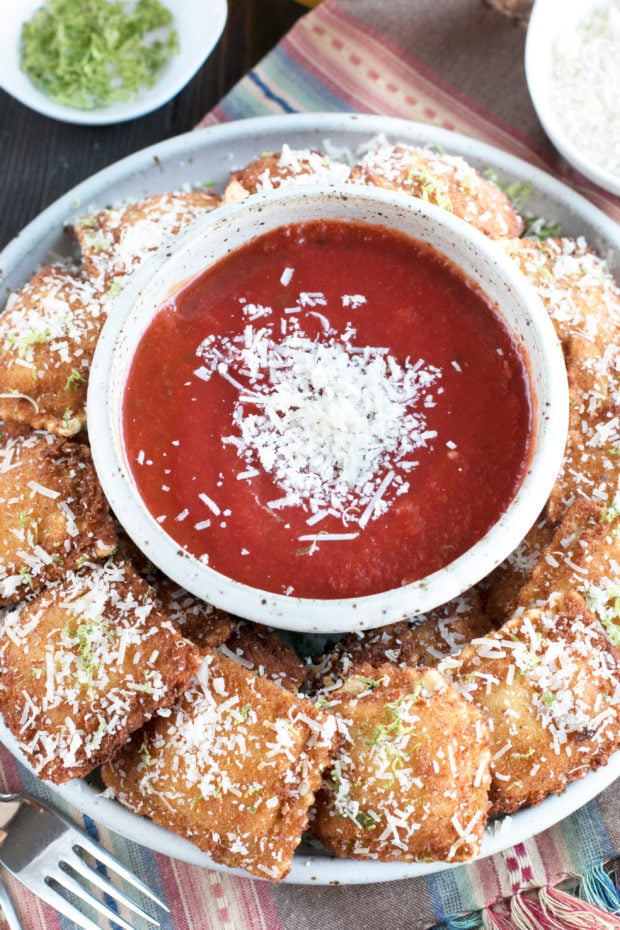 Berbere Fried Ravioli