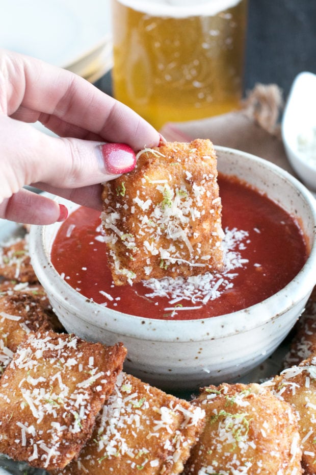 Berbere Fried Ravioli