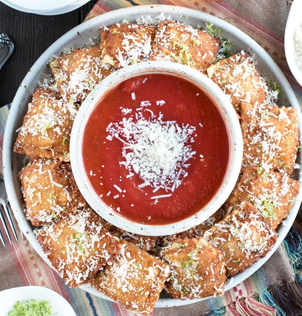 Berbere Fried Ravioli