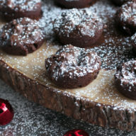 Dark Chocolate Peanut Butter Avocado Brownie Bites