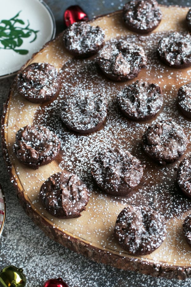 Dark Chocolate Peanut Butter Avocado Brownie Bites