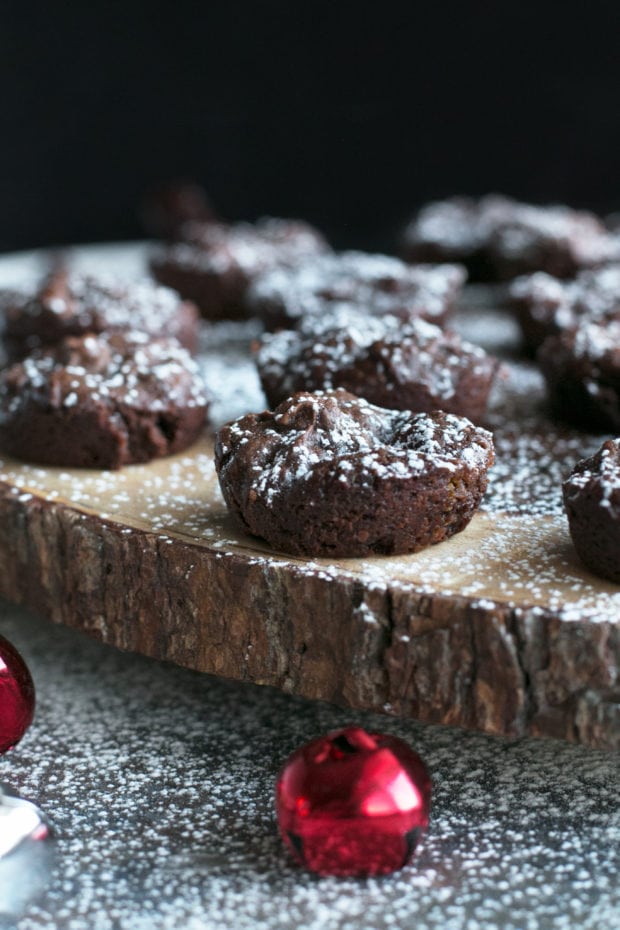 Dark Chocolate Peanut Butter Avocado Brownie Bites