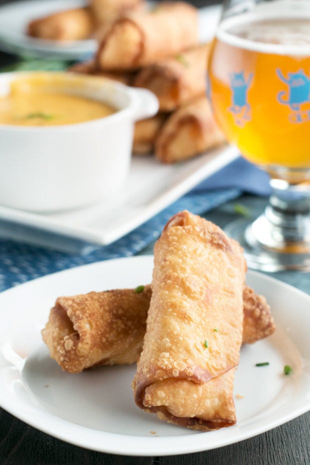 Loaded Mashed Potato Egg Rolls