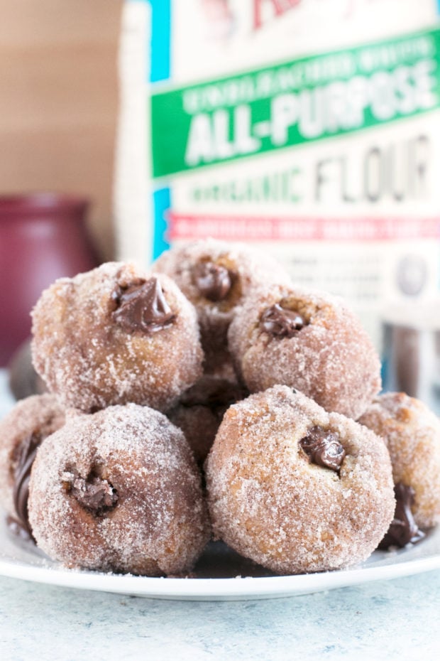 Nutella Filled Donut Holes