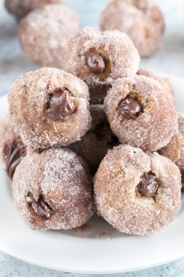 Nutella Filled Donut Holes