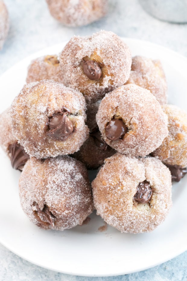 Nutella Filled Donut Holes