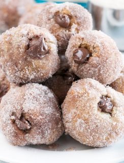 Nutella Filled Donut Holes