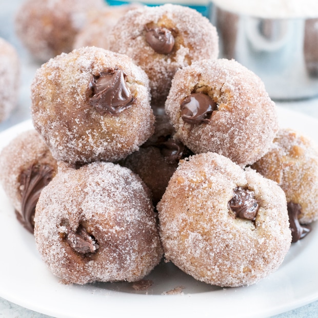 Nutella Filled Donut Holes