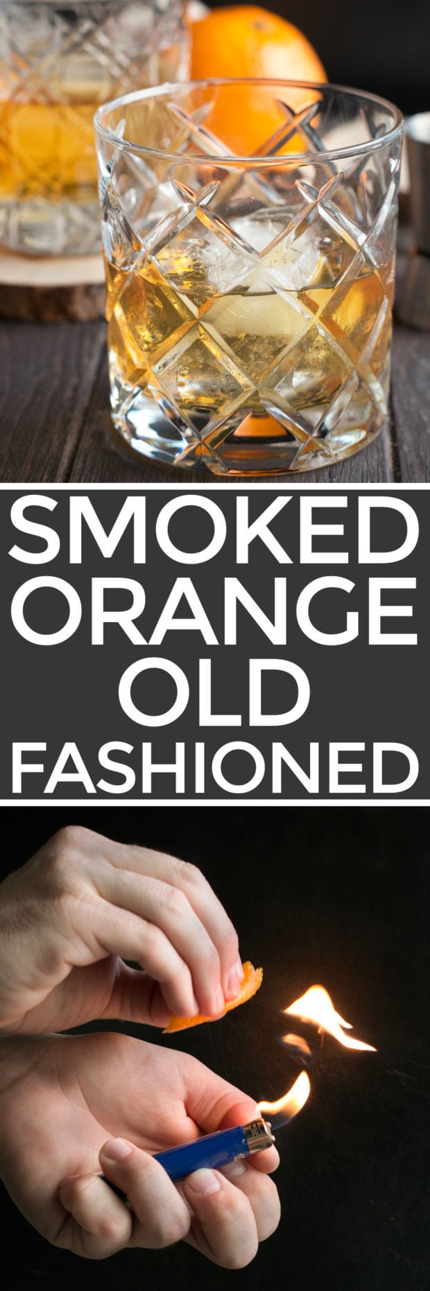 Smoked Orange Old Fashioned