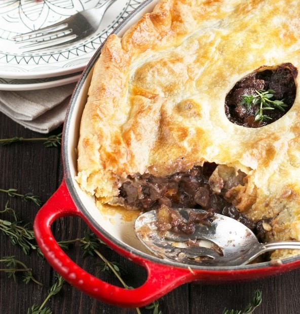 Boeuf Bourguignon Pot Pie