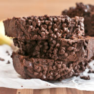 Double Chocolate Avocado Banana Bread