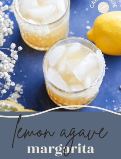 Lemon Agave Margarita Pinterest Graphic