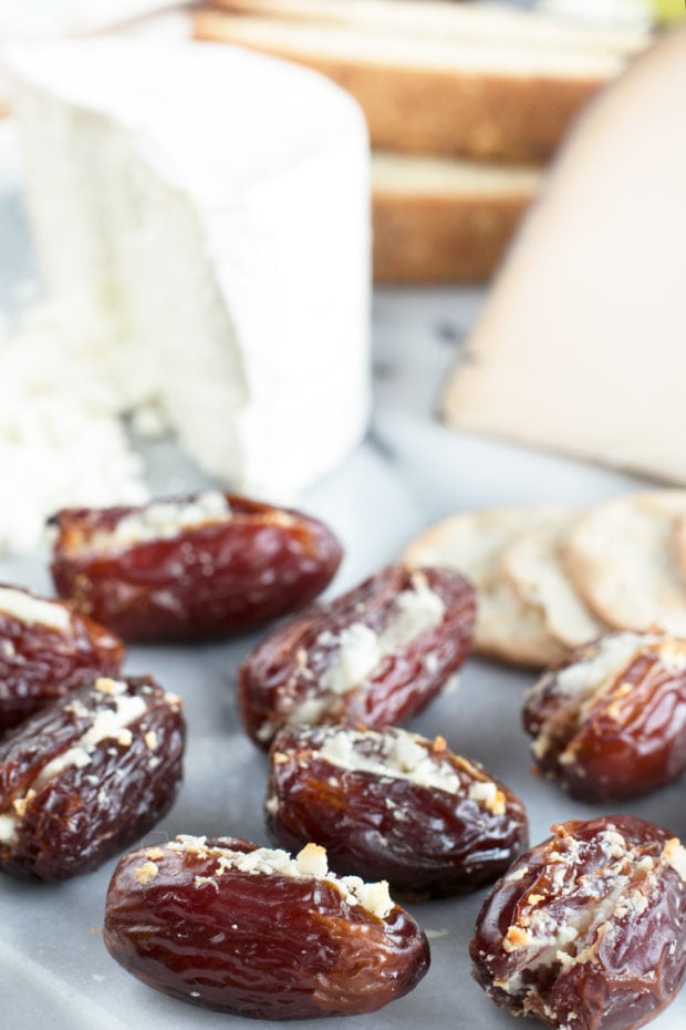 Sweet Goat Cheese Valentine's Day Cheese Board