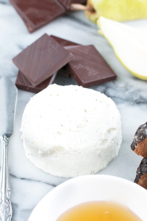 Sweet Goat Cheese Valentine's Day Cheese Board