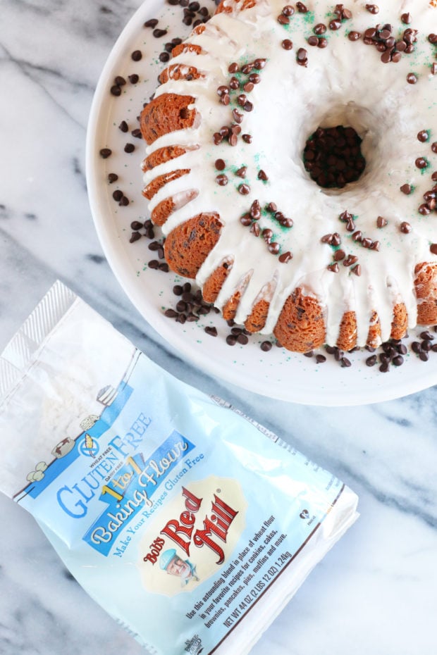 Bailey's Chocolate Chip Bundt Cake promotional shot