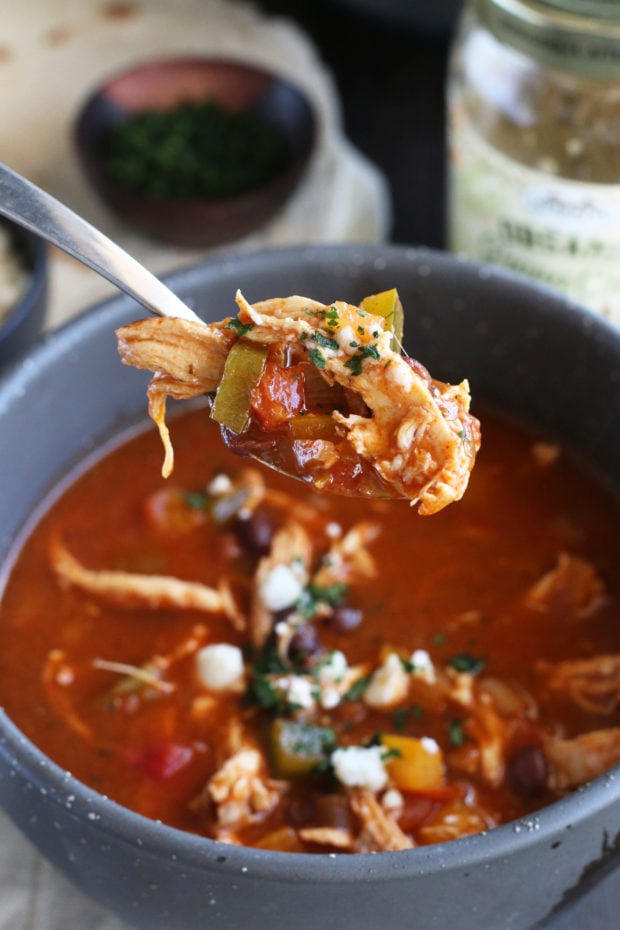 Red and Green Enchilada Soup