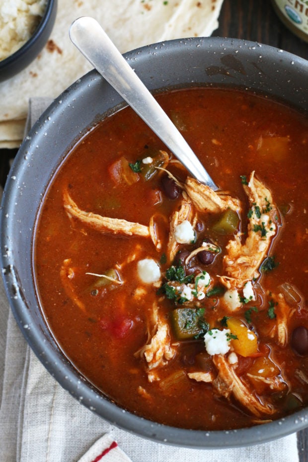 Red and Green Enchilada Soup