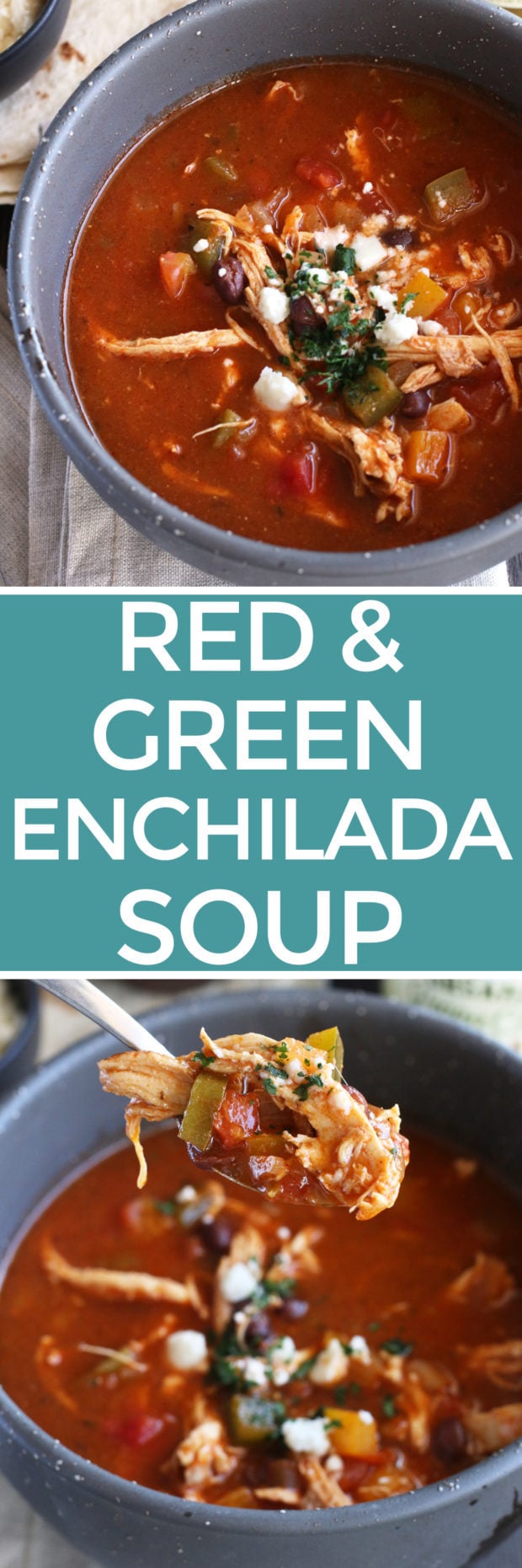 Red and Green Enchilada Soup