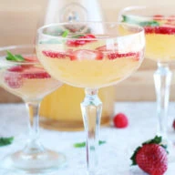 Easy Champagne Sangria