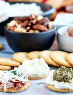 RITZ Cracker Ricotta Toppings Bar