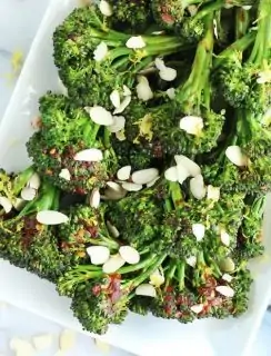 Spicy-Sweet Roasted Broccolini