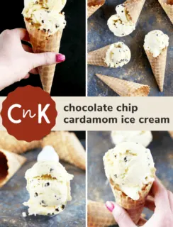 Chocolate Chip Cardamom Ice Cream Pinterest Photo