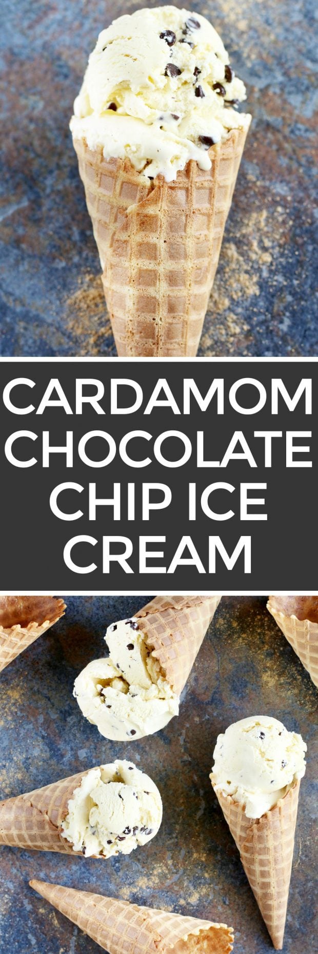 Chocolate Chip Cardamom Ice Cream