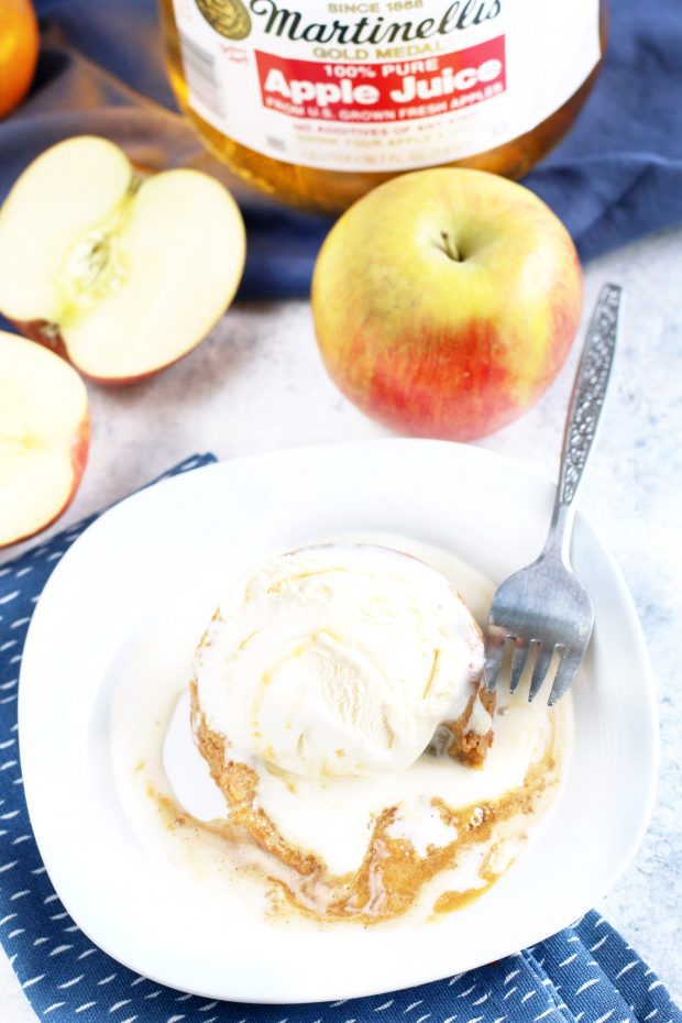 Caramel Apple Molten Cakes