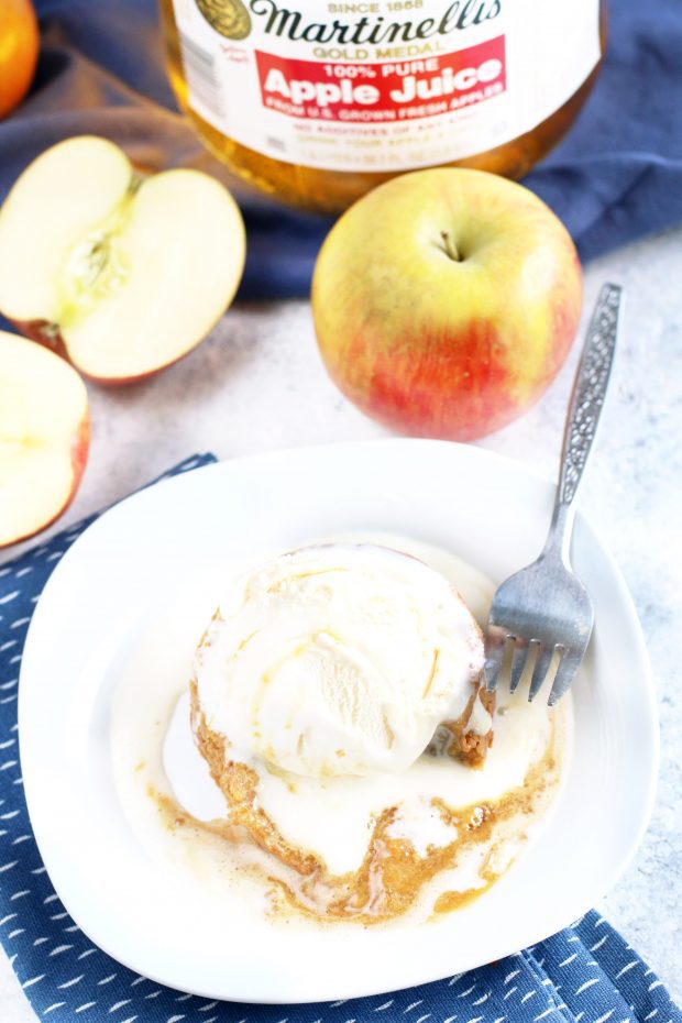 Caramel Apple Molten Cakes