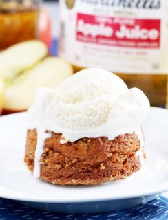 Caramel Apple Molten Cakes