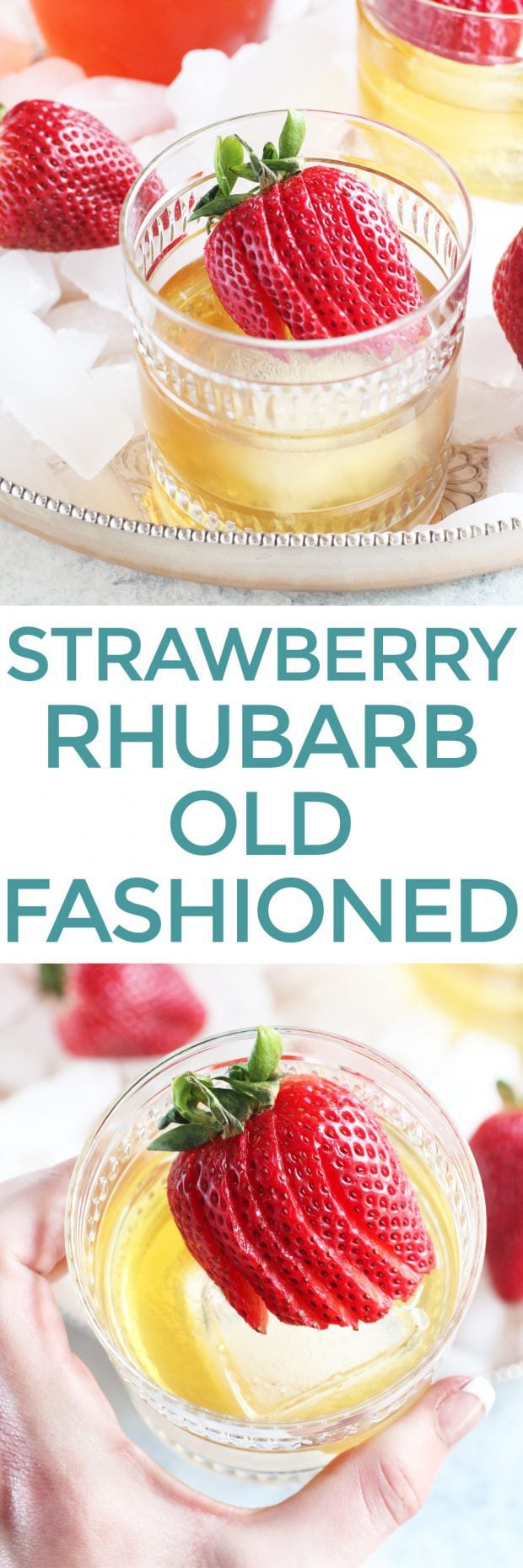 Strawberry Rhubarb Old Fashioned