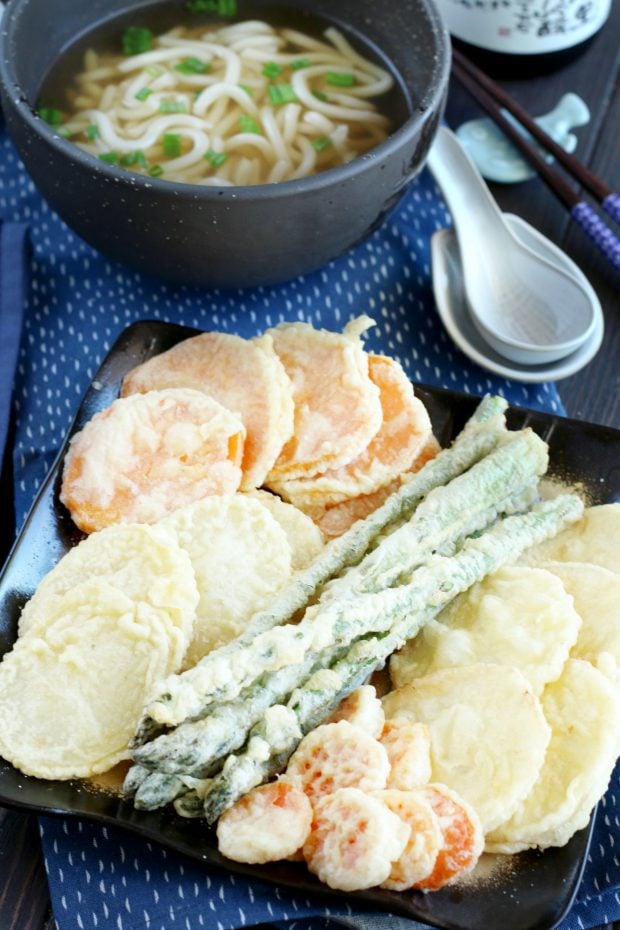 Vegetable Tempura Udon Soup