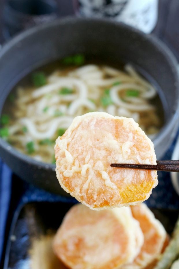 Vegetable Tempura Udon Soup