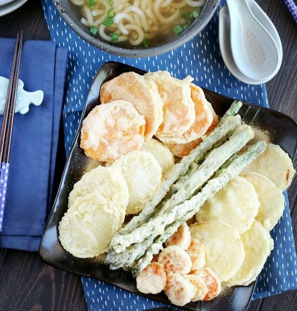 Vegetable Tempura Udon Soup