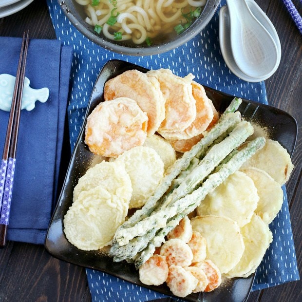 Vegetable Tempura Udon Soup