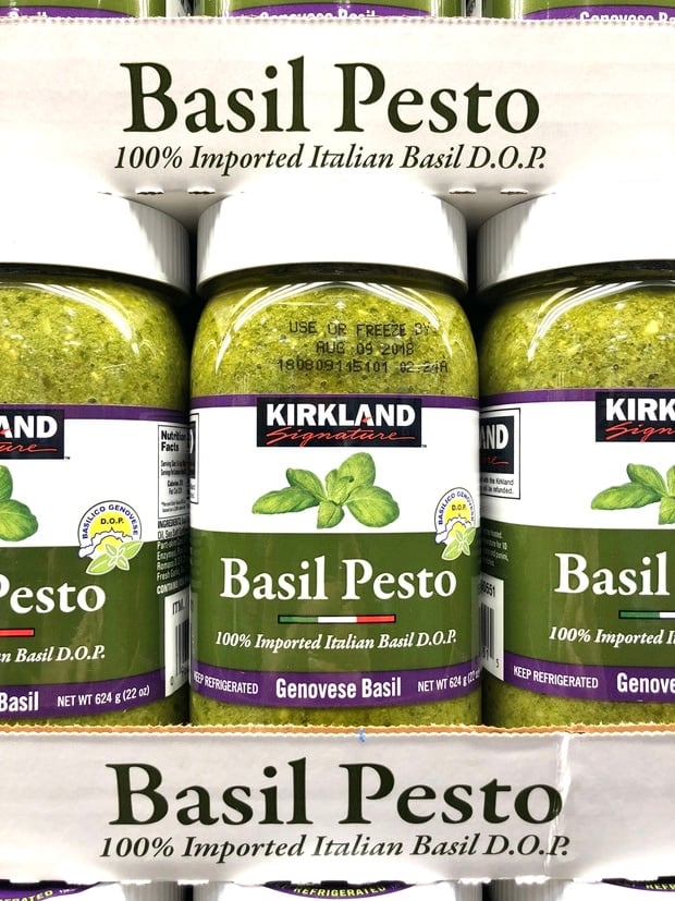 Basil Pesto in Costco Cake 'n Knife