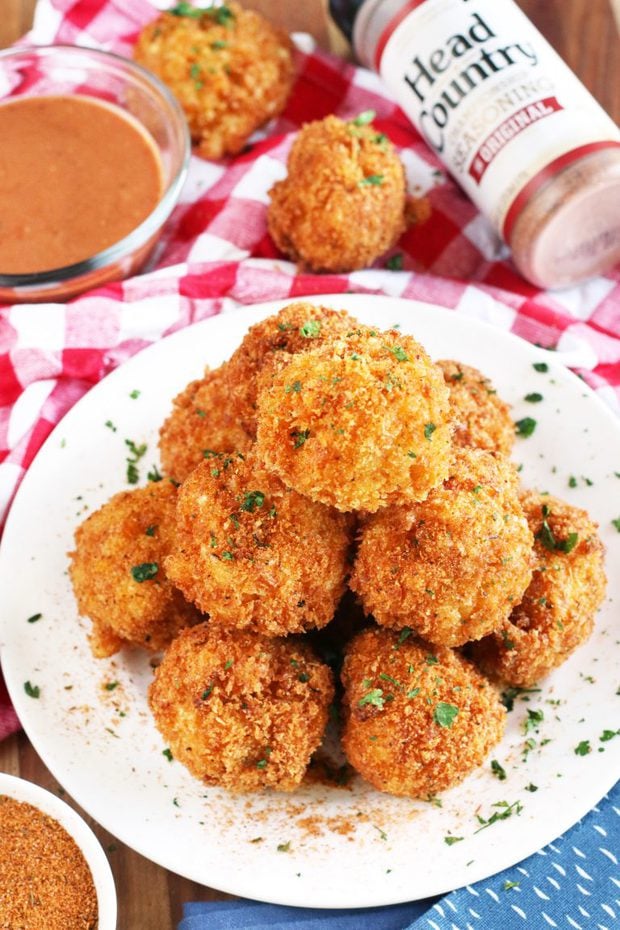 BBQ Fried Mac N Cheese Balls | Cake 'n Knife