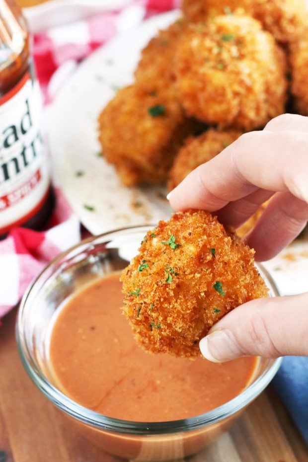 BBQ Fried Mac N Cheese Balls