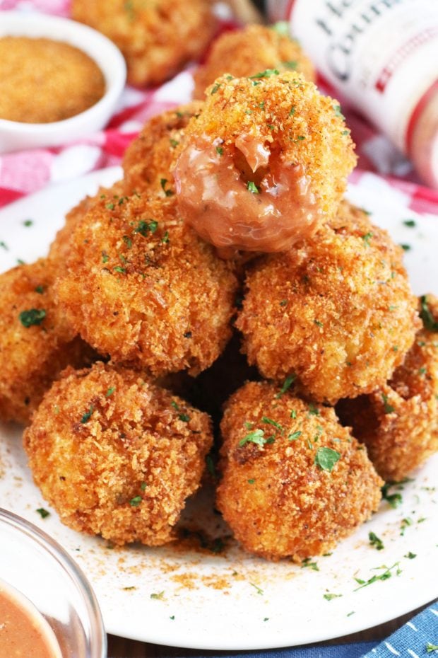 BBQ Fried Mac N Cheese Balls