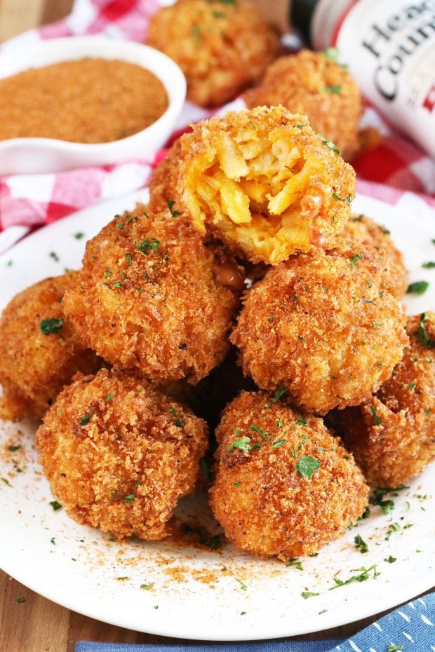 BBQ Fried Mac N Cheese Balls