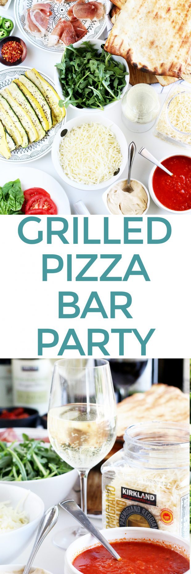 Last Minute Grilled Pizza Bar Party