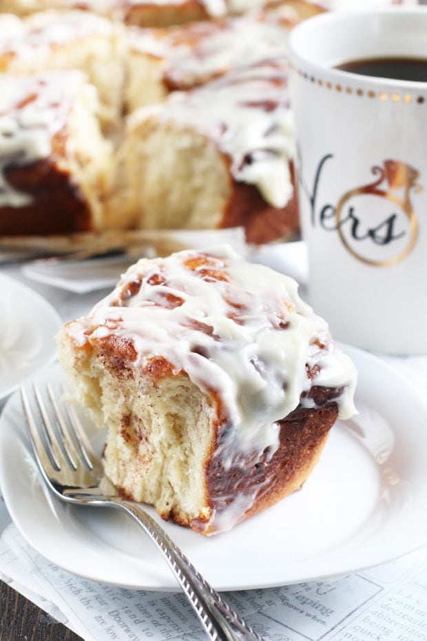 Bourbon Peach Cinnamon Rolls